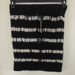 Black and white skirt